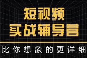日入6万级别大佬教你做短视频实战:比你想象的更详细