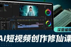 （16808期）AI短视频创作修仙课，从炼气到金仙、爆款复刻、深度编辑，掌握全栈AI能力