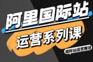 醒目老师·阿里国际站运营系列课(更新3月)