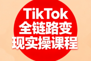 小杨老师·TikTok全链路变现实操课程