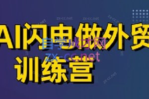 大卫·AI闪电做外贸训练营(更新6月)