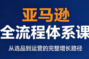 跨境大武当·亚马逊全流程体系课