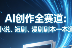 AI创作全赛道：小说、短剧、漫剧剧本一本通(更新7月)