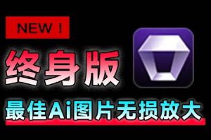 (19679期)Win/Mac双端支持!最新永久终身版,支持老照片修复,图片变清晰无损放大工具,Aiarty Image Enhancer