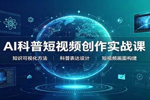 AI科普短视频创作实战课：配套要点文档，文案与视频提示词模板教学