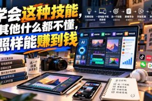 某公众号付费文章:学会这种技能,其他什么都不懂,照样能賺到钱